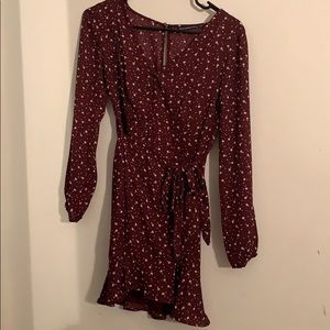 Abercrombie and Fitch maroon dress